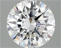 Lab Grown Diamond 2.10 Carats, Round with Excellent Cut, D Color, VVS2 Clarity and Certified by IGI
