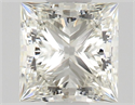Diamante Natural 0.53 quilates, Princesa , Color J, claridad VS2 y certificado GIA