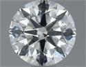 Natural Diamond 0.80 Carats, Round with Excellent Cut, H Color, VS2 Clarity and Certified by IGI
