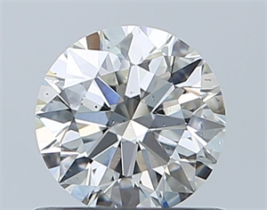 Picture of Natural Diamond 0.72 Carats, Round with Excellent Cut, H Color, SI1 Clarity and Certified by GIA