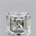 Natural Diamond 1.01 Carats, Asscher with  Cut, J Color, VVS1 Clarity and Certified by GIA