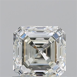 Picture of Natural Diamond 1.01 Carats, Asscher with  Cut, J Color, VVS1 Clarity and Certified by GIA