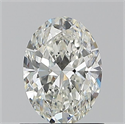 Diamante Natural 0.90 quilates, Ovalado , Color H, claridad VVS2 y certificado GIA
