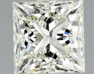Foto Diamante Natural 1.80 quilates, Princesa , Color M, claridad SI1 y certificado GIA de