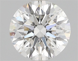 Picture of Natural Diamond 0.61 Carats, Round with Excellent Cut, F Color, SI1 Clarity and Certified by GIA