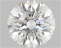 Natural Diamond 0.61 Carats, Round with Excellent Cut, F Color, SI1 Clarity and Certified by GIA