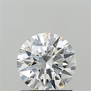 Picture of Lab Grown Diamond 1.01 Carats, Round with Ideal Cut, F Color, VVS2 Clarity and Certified by IGI
