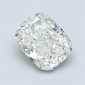 Picture of Natural Diamond 1.01 Carats, Cushion with  Cut, J Color, VS1 Clarity and Certified by GIA
