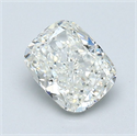 Diamante Natural 1.01 quilates, Del cojín , Color J, claridad VS1 y certificado GIA
