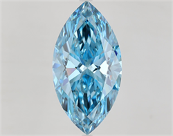 Picture of Lab Grown Diamond 10.33 Carats, Marquise with  Cut, Fancy Vivid Blue Color, VS1 Clarity and Certified by IGI