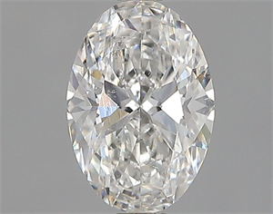 Picture of Natural Diamond 0.51 Carats, Oval with  Cut, F Color, SI1 Clarity and Certified by GIA