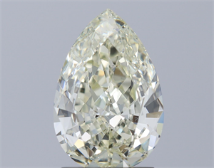 Picture of Natural Diamond 1.55 Carats, Pear with  Cut, L Color, VS2 Clarity and Certified by HRD