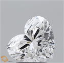 Natural Diamond 2.01 Carats, Heart with  Cut, D Color, SI1 Clarity and Certified by GIA