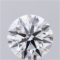 Lab Grown Diamond 1.56 Carats, Round with Ideal Cut, D Color, VS1 Clarity and Certified by IGI
