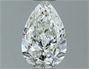 Natural Diamond 1.00 Carats, Pear with  Cut, H Color, VS1 Clarity and Certified by GIA
