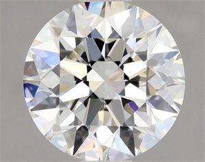 Picture of Natural Diamond 0.90 Carats, Round with Excellent Cut, I Color, VS2 Clarity and Certified by GIA