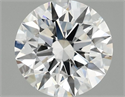 Lab Grown Diamond 2.00 Carats, Round with Ideal Cut, D Color, VVS2 Clarity and Certified by IGI