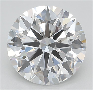 Picture of Lab Grown Diamond 2.64 Carats, Round with Ideal Cut, D Color, VVS1 Clarity and Certified by IGI