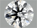 Lab Grown Diamond 1.45 Carats, Round with Ideal Cut, E Color, VS1 Clarity and Certified by IGI