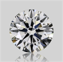 Natural Diamond 0.72 Carats, Round with Excellent Cut, F Color, VS2 Clarity and Certified by GIA