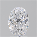 Diamante Natural 2.01 quilates, Ovalado , Color D, claridad SI2 y certificado GIA