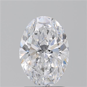 Foto Diamante Natural 2.01 quilates, Ovalado , Color D, claridad SI2 y certificado GIA de