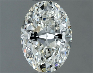 Picture of Natural Diamond 0.51 Carats, Oval with  Cut, H Color, VS1 Clarity and Certified by IGI