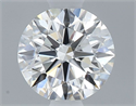 Diamante Natural 0.53 quilates, Redondo , Color F, claridad VVS2 y certificado GIA
