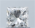 Diamante Natural 0.70 quilates, Princesa , Color G, claridad VVS1 y certificado GIA