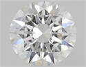 Natural Diamond 0.50 Carats, Round with Excellent Cut, G Color, VS2 Clarity and Certified by GIA