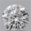 Lab Grown Diamond 1.00 Carats, Round with Ideal Cut, D Color, VS2 Clarity and Certified by IGI