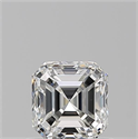 Diamante Natural 0.90 quilates, Asscher , Color H, claridad VVS2 y certificado GIA