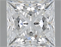 Diamante Natural 1.01 quilates, Princesa , Color E, claridad SI1 y certificado GIA