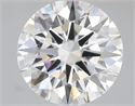Lab Grown Diamond 4.05 Carats, Round with Ideal Cut, E Color, VVS2 Clarity and Certified by IGI