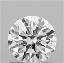 Lab Grown Diamond 0.72 Carats, Round with Ideal Cut, D Color, VS1 Clarity and Certified by IGI