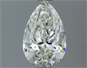 Natural Diamond 1.02 Carats, Pear with  Cut, H Color, IF Clarity and Certified by IGI