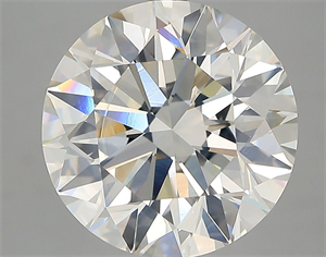 Picture of Natural Diamond 5.80 Carats, Round with Excellent Cut, I Color, VS2 Clarity and Certified by GIA