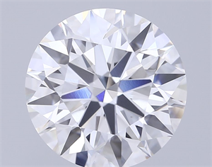 Picture of Lab Grown Diamond 3.45 Carats, Round with Excellent Cut, F Color, VS1 Clarity and Certified by GIA