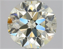 Natural Diamond 1.32 Carats, Round with Excellent Cut, L Color, VVS1 Clarity and Certified by HRD