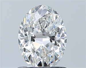 Foto Diamante Natural 0.90 quilates, Ovalado , Color E, claridad VVS2 y certificado GIA de