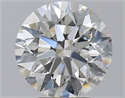 Natural Diamond 4.01 Carats, Round with Excellent Cut, G Color, VS2 Clarity and Certified by GIA