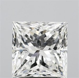 Picture of Natural Diamond 2.02 Carats, Princess with  Cut, H Color, SI2 Clarity and Certified by GIA