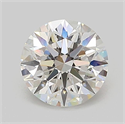 Lab Grown Diamond 1.03 Carats, Round with Ideal Cut, E Color, VVS2 Clarity and Certified by IGI
