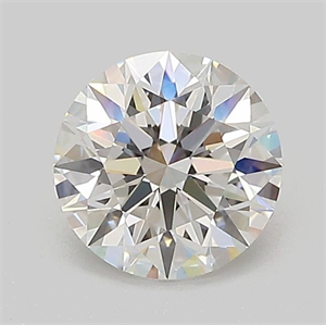Picture of Lab Grown Diamond 1.03 Carats, Round with Ideal Cut, E Color, VVS2 Clarity and Certified by IGI