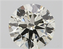 Diamante Natural 0.70 quilates, Redondo , Color J, claridad VS2 y certificado IGI