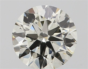 Picture of Natural Diamond 0.70 Carats, Round with Excellent Cut, J Color, VS2 Clarity and Certified by IGI