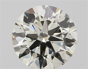 Picture of Natural Diamond 0.70 Carats, Round with Excellent Cut, J Color, VS2 Clarity and Certified by IGI