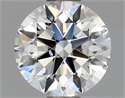 Natural Diamond 0.70 Carats, Round with Excellent Cut, D Color, SI2 Clarity and Certified by GIA