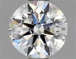 Picture of Natural Diamond 0.70 Carats, Round with Excellent Cut, D Color, SI2 Clarity and Certified by GIA