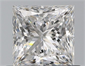 Natural Diamond 0.70 Carats, Princess with  Cut, E Color, VS2 Clarity and Certified by GIA